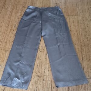 Talbots Silver Satin Trousers